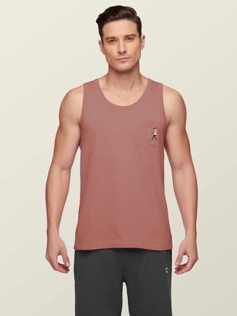 xyxx light brown regular fit vest