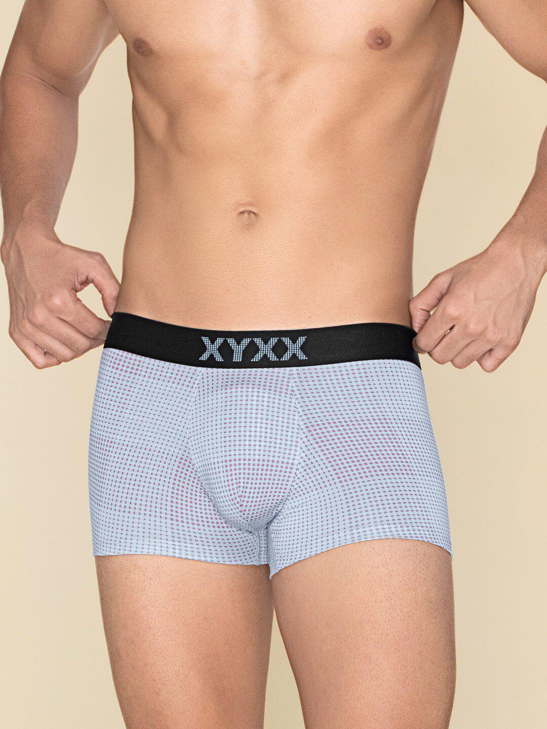 xyxx men checked ultra soft trunks xytrnk185