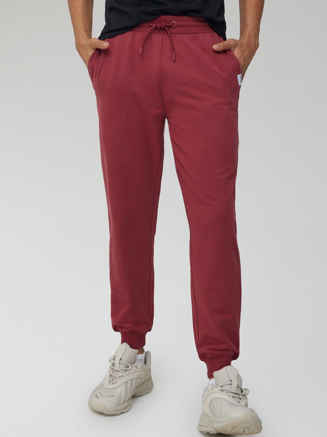 xyxx men cotton mid-rise joggers