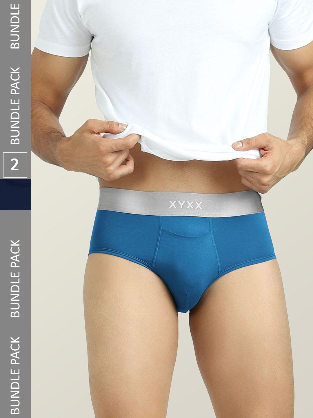 xyxx men pack of 2 anti-microbial basic briefs