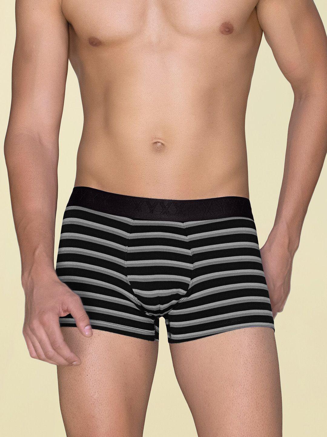 xyxx men striped micro modal linea trunk xytrnk151