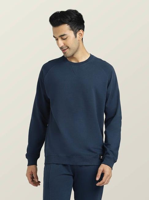 xyxx ocean blue regular fit sweatshirt