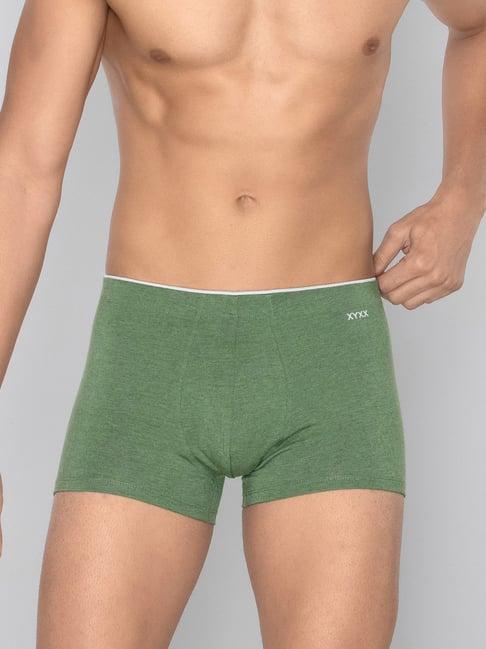 xyxx olive melange cotton trunks