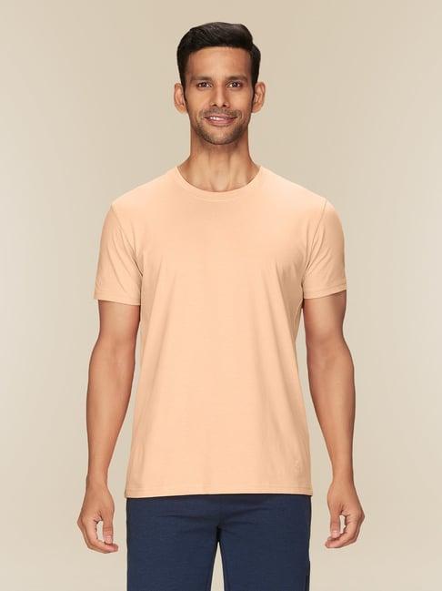 xyxx peach blush cotton regular fit t-shirts