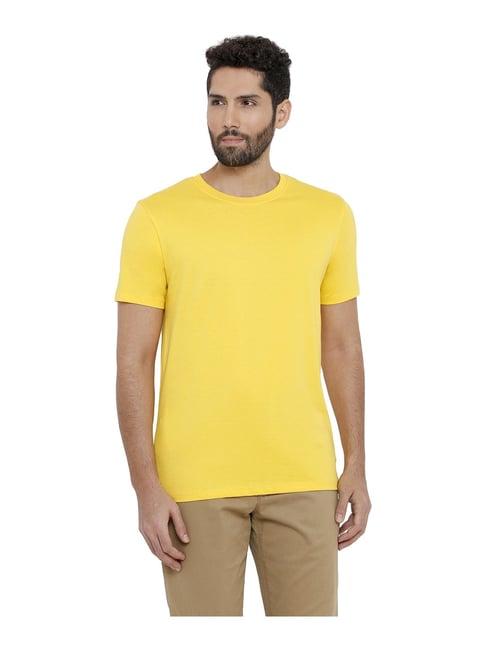 xyxx yellow crew neck t-shirt