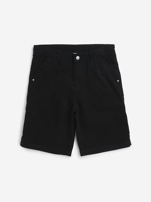 y&f kids by westside black bermuda shorts