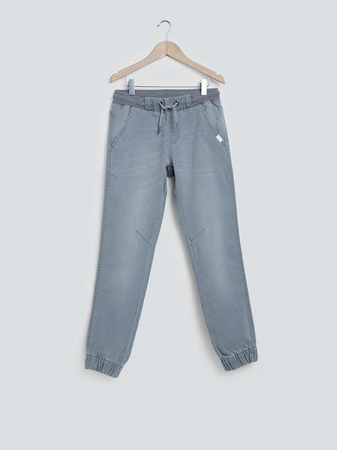 y&f kids by westside grey jogger-style jeans