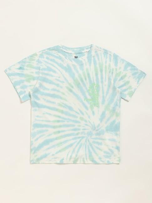 y&f kids by westside blue tie-dye t-shirt