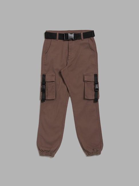 y&f kids by westside brown cargo pants