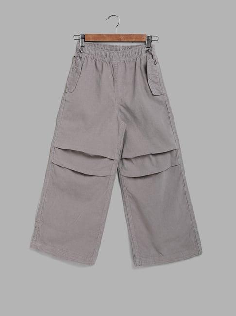 y&f kids by westside grey corduroy parachute pants