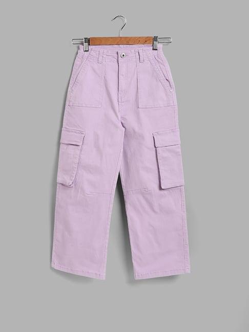 y&f kids by westside lilac cargo jeans