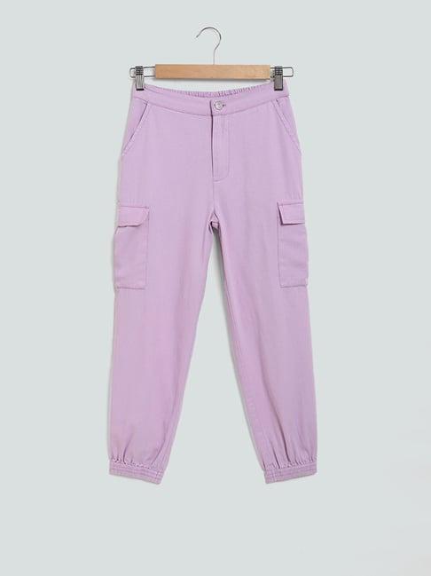 y&f kids by westside lilac jenny trousers