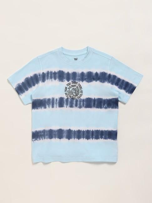 y&f kids by westside tie-dye blue t-shirt