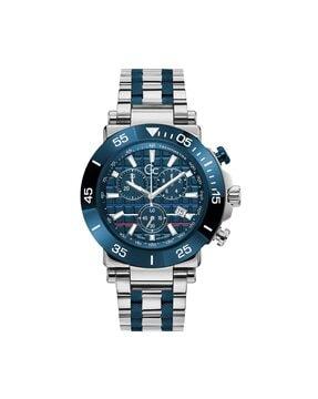 y70005g2mf stainless steel analogue watch