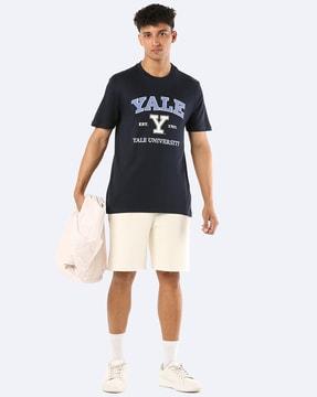 yale relaxed fit graphic crew-neck t-shirt