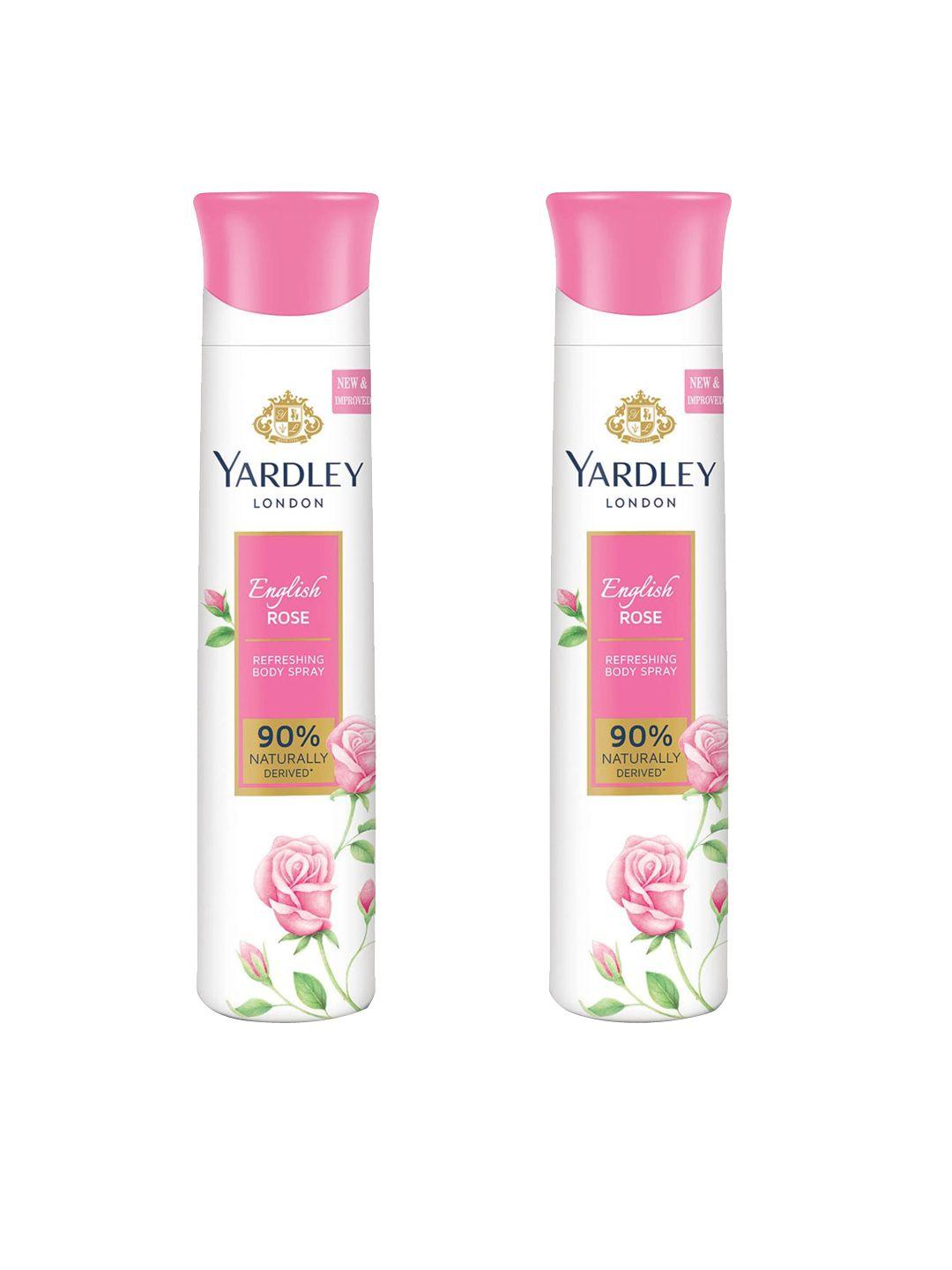 yardley london set of 2 english rose and jasmine deodorants