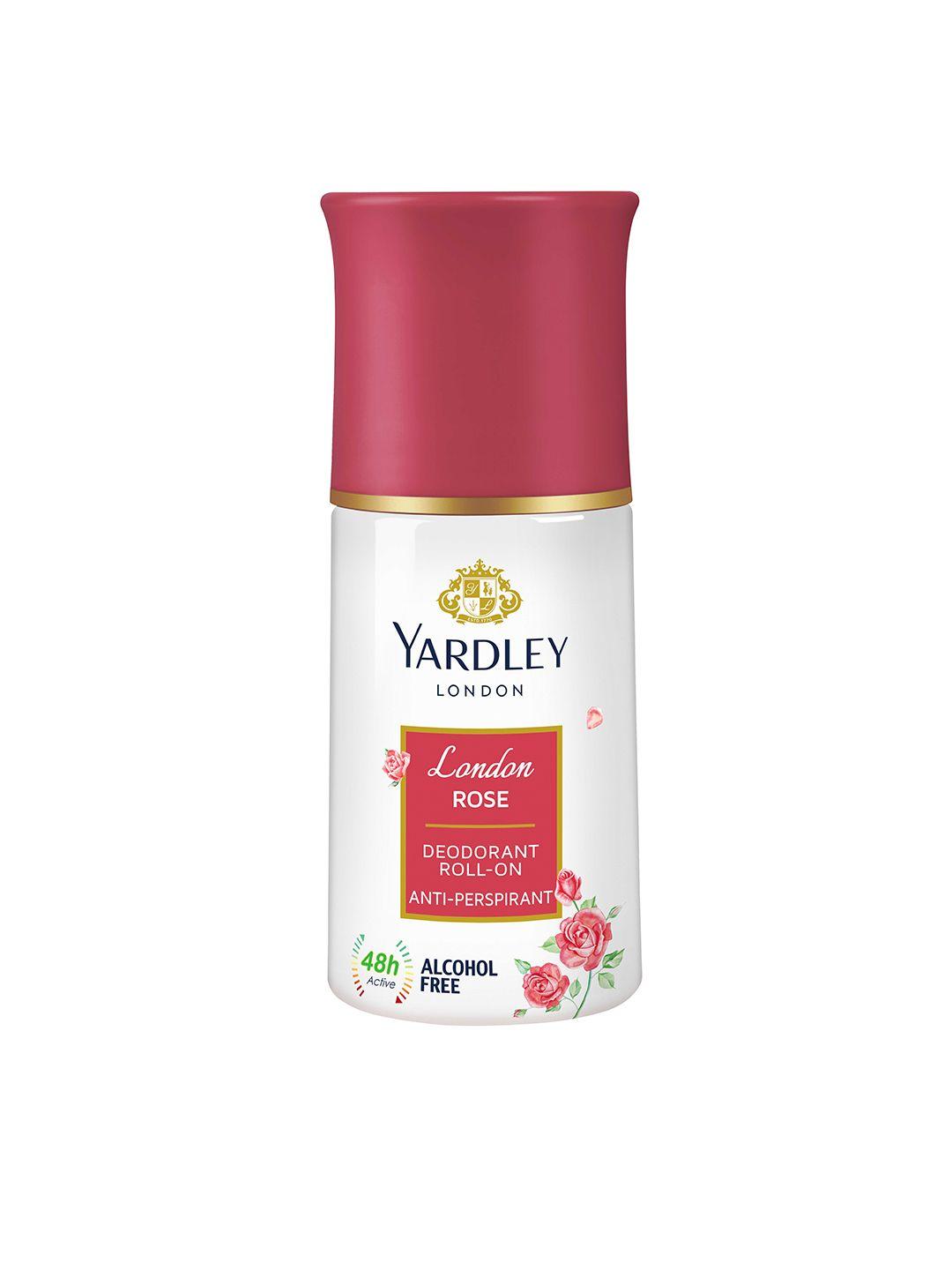 yardley london women london rose deodorant roll on anti perspirant 50ml