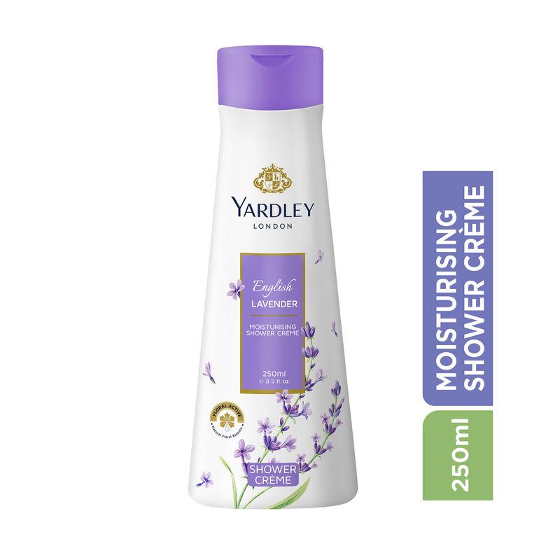 yardley london english lavender shower creme (body wash), with natural floral essence & shea butter