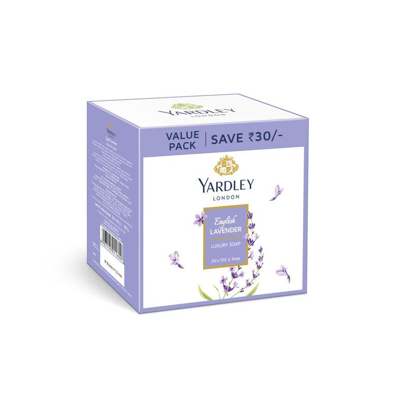 yardley london english lavender soap for women- (pack of 3) save rs.30