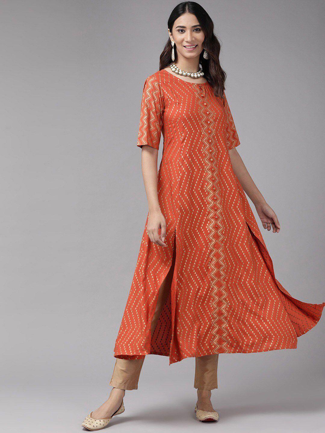 yash gallery ethnic motifs printed kurta