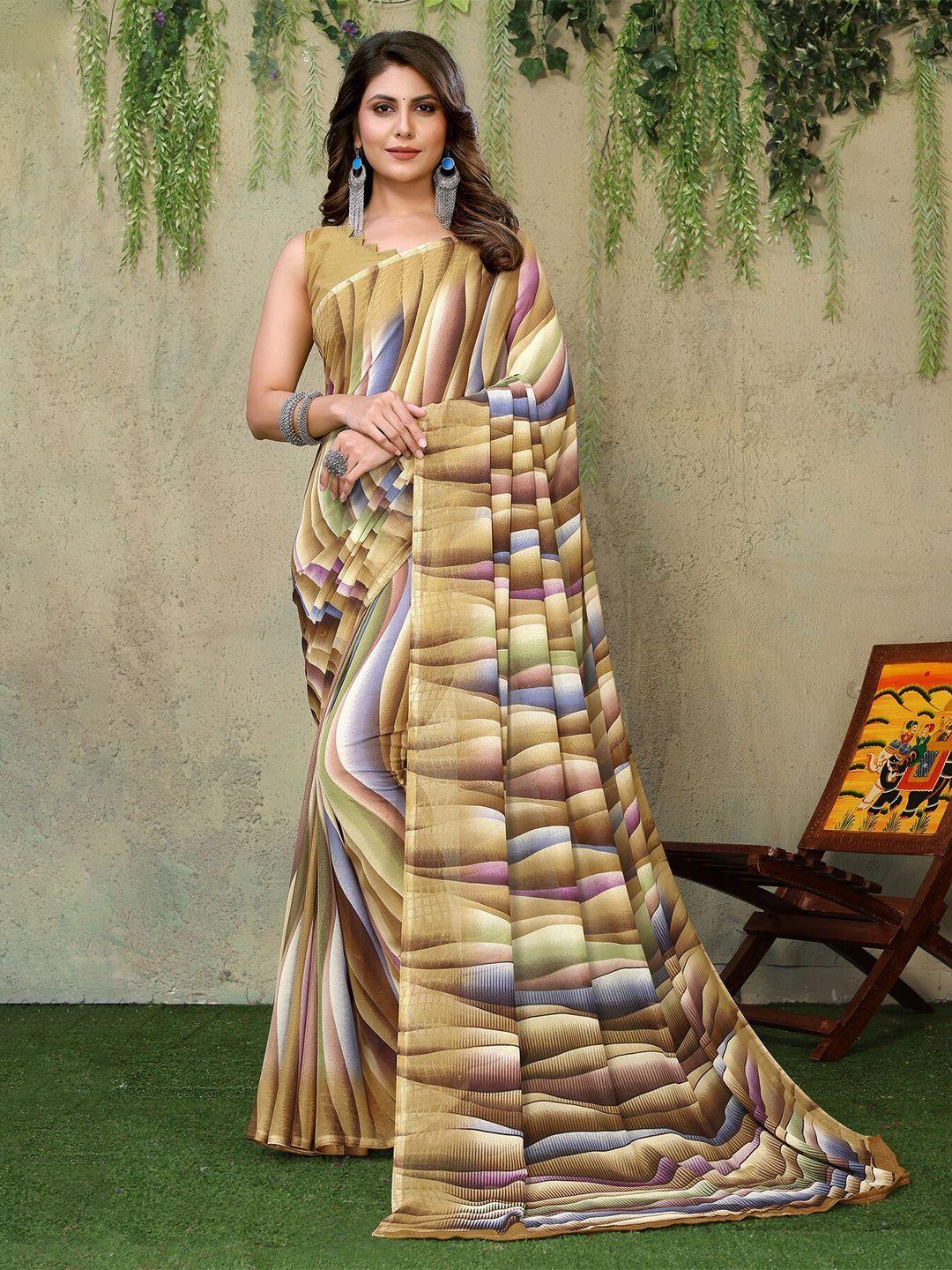 yashika abstract printed saree