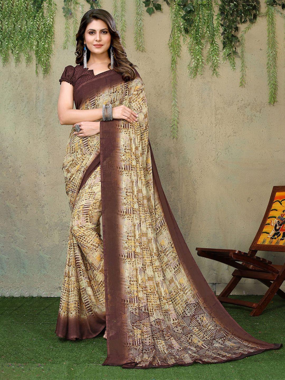 yashika abstract printed saree