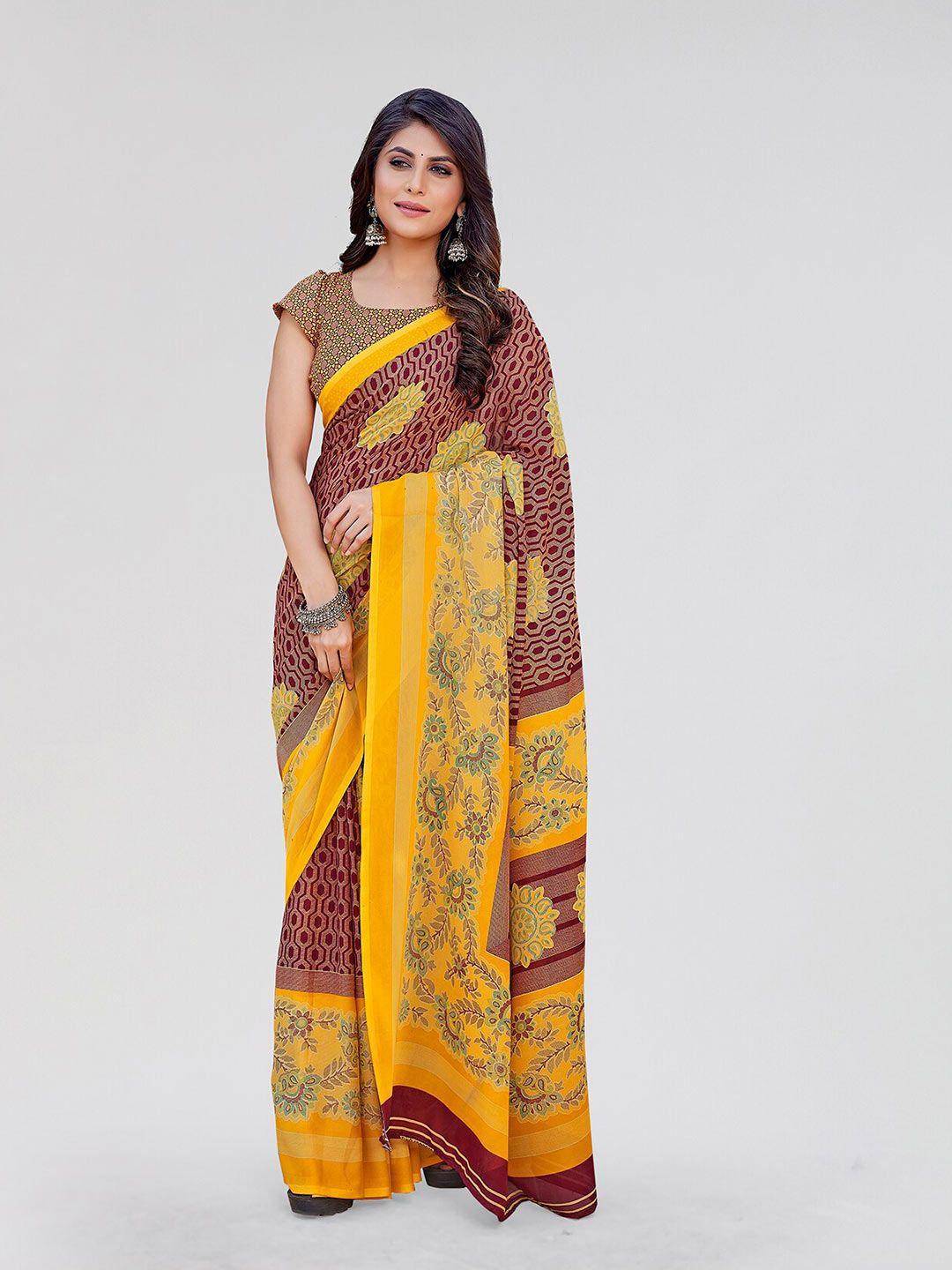 yashika ethnic motifs printed saree