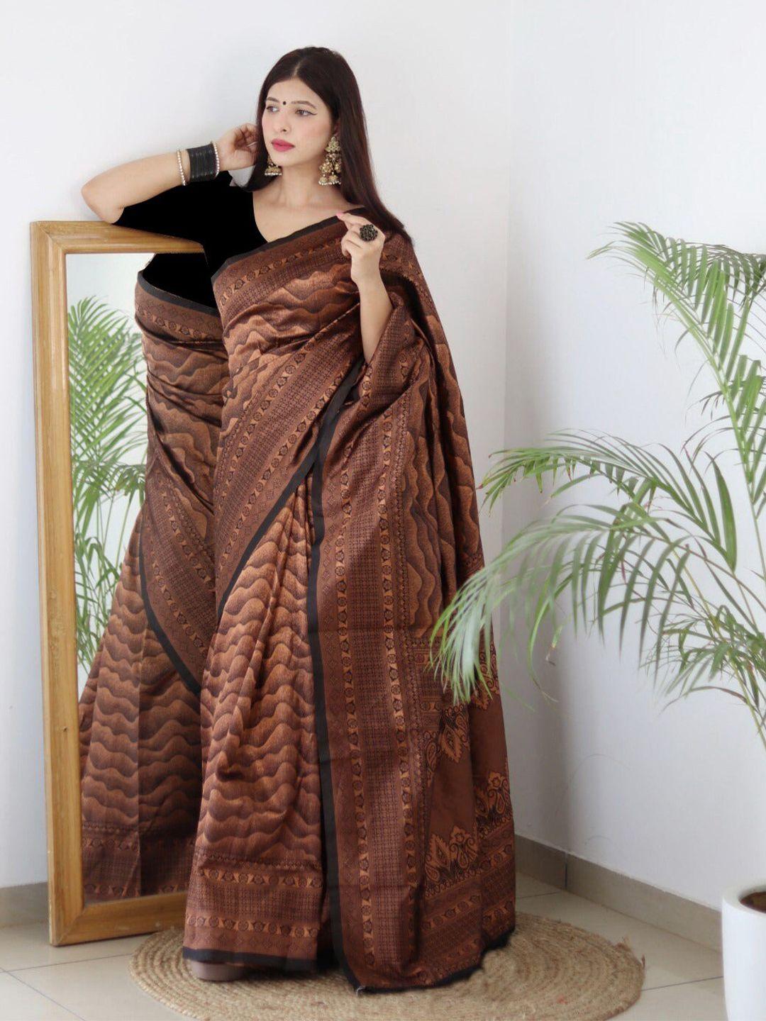 yashika ethnic motifs woven design zari silk cotton banarasi saree