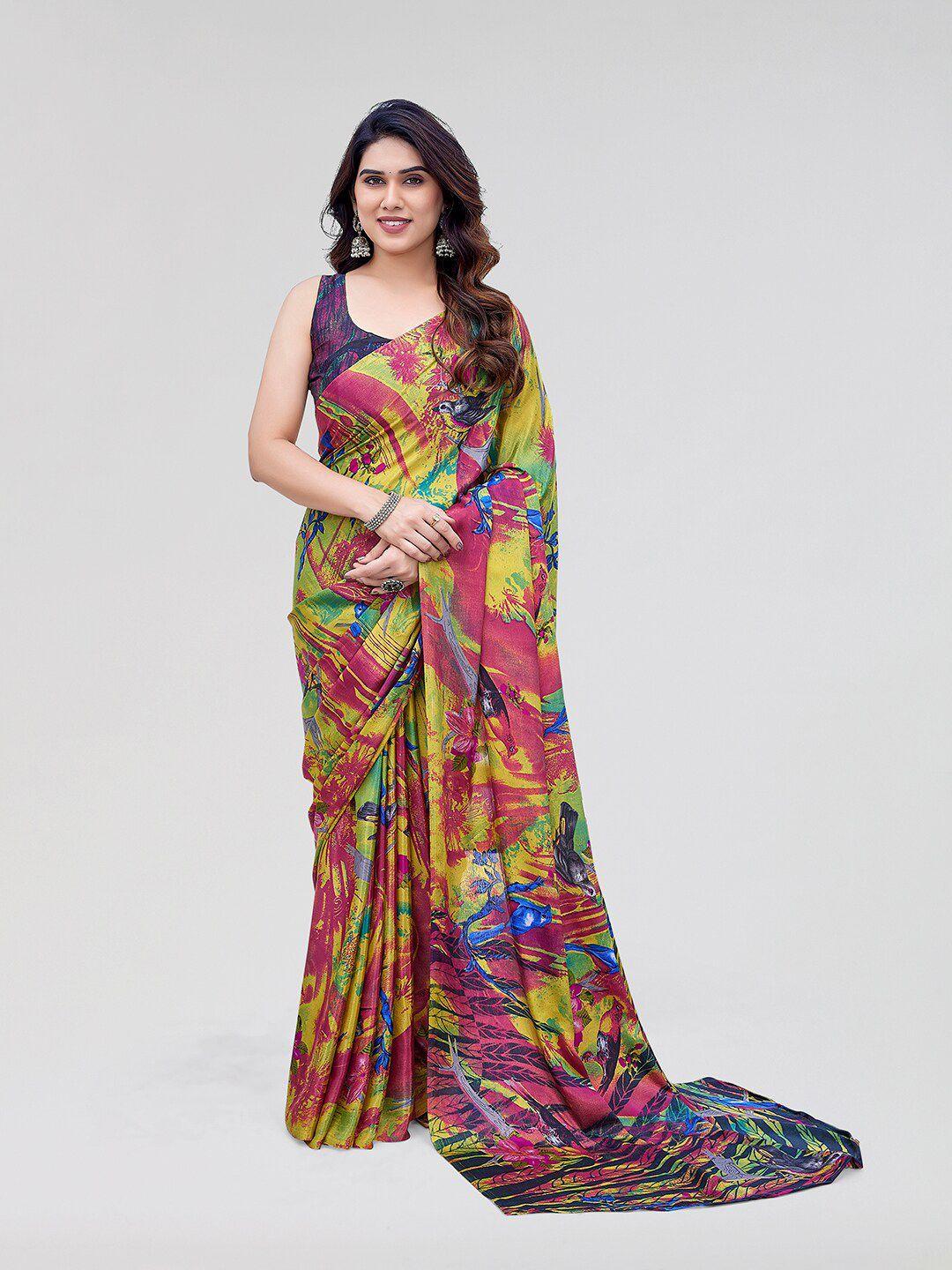 yashika floral printed saree