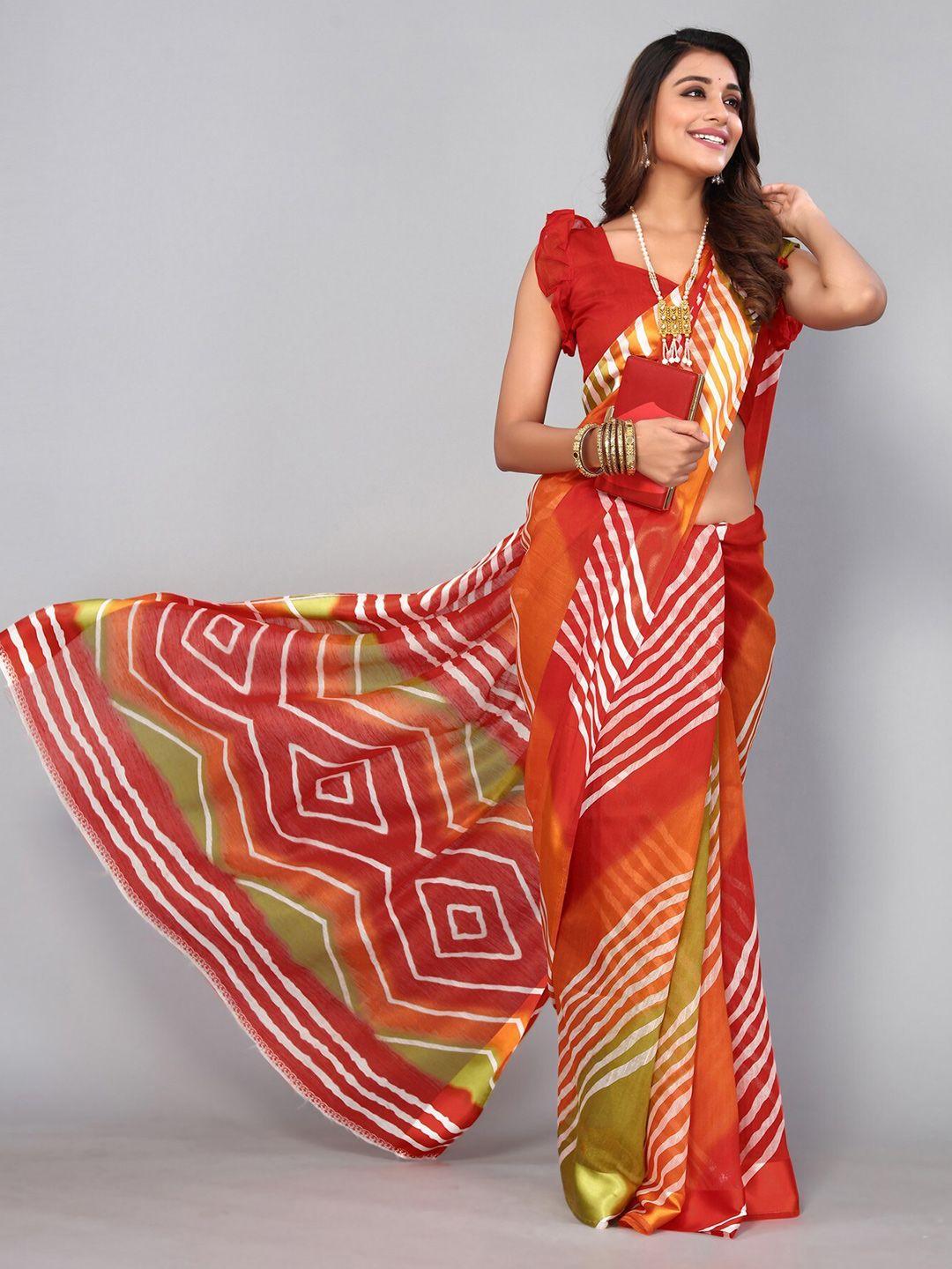 yashika linen blend ready to wear saree