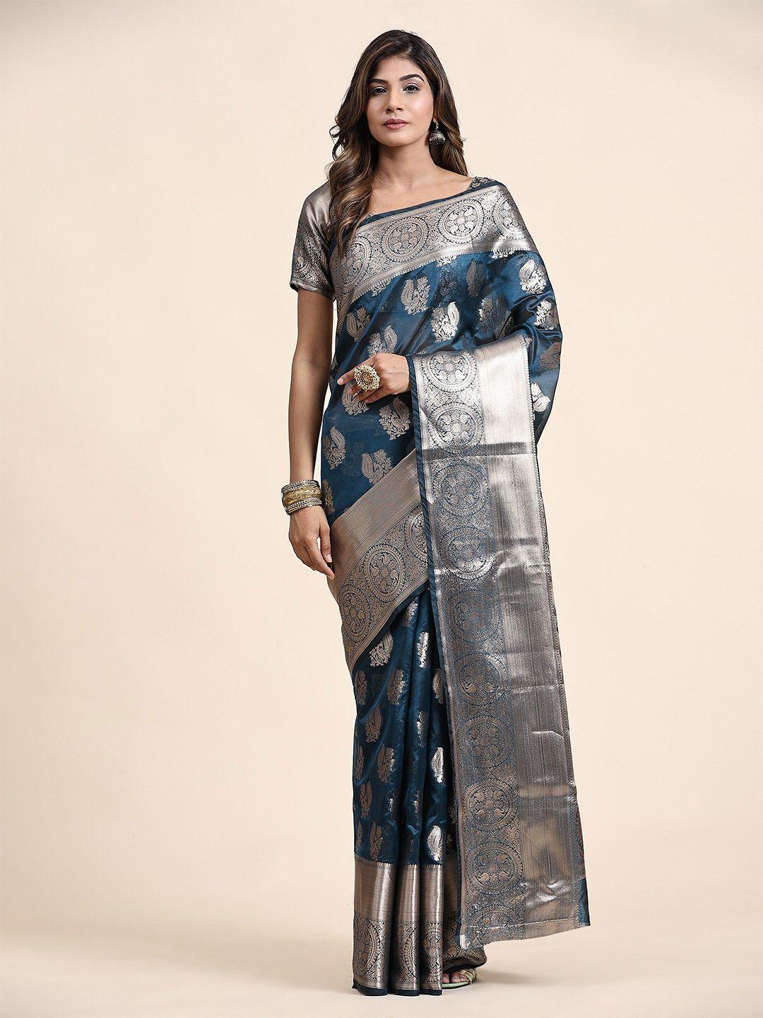 yavira silk woven design zari banarasi saree