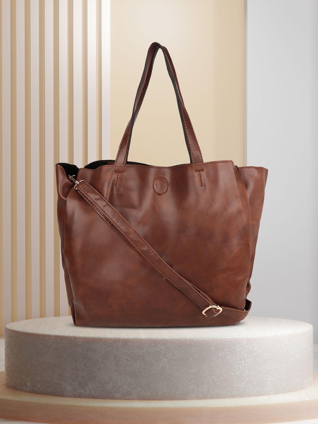 yelloe tan solid shoulder bag