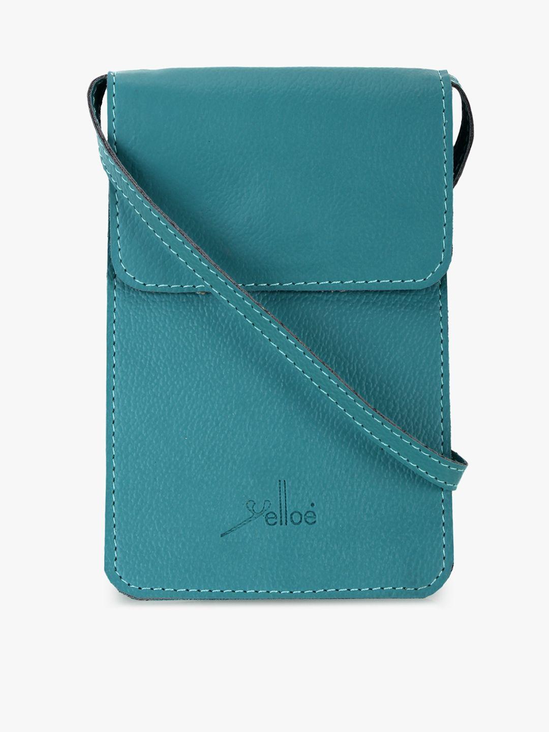 yelloe turquoise blue solid sling bag