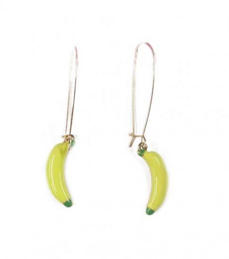 yellow bananas earrings