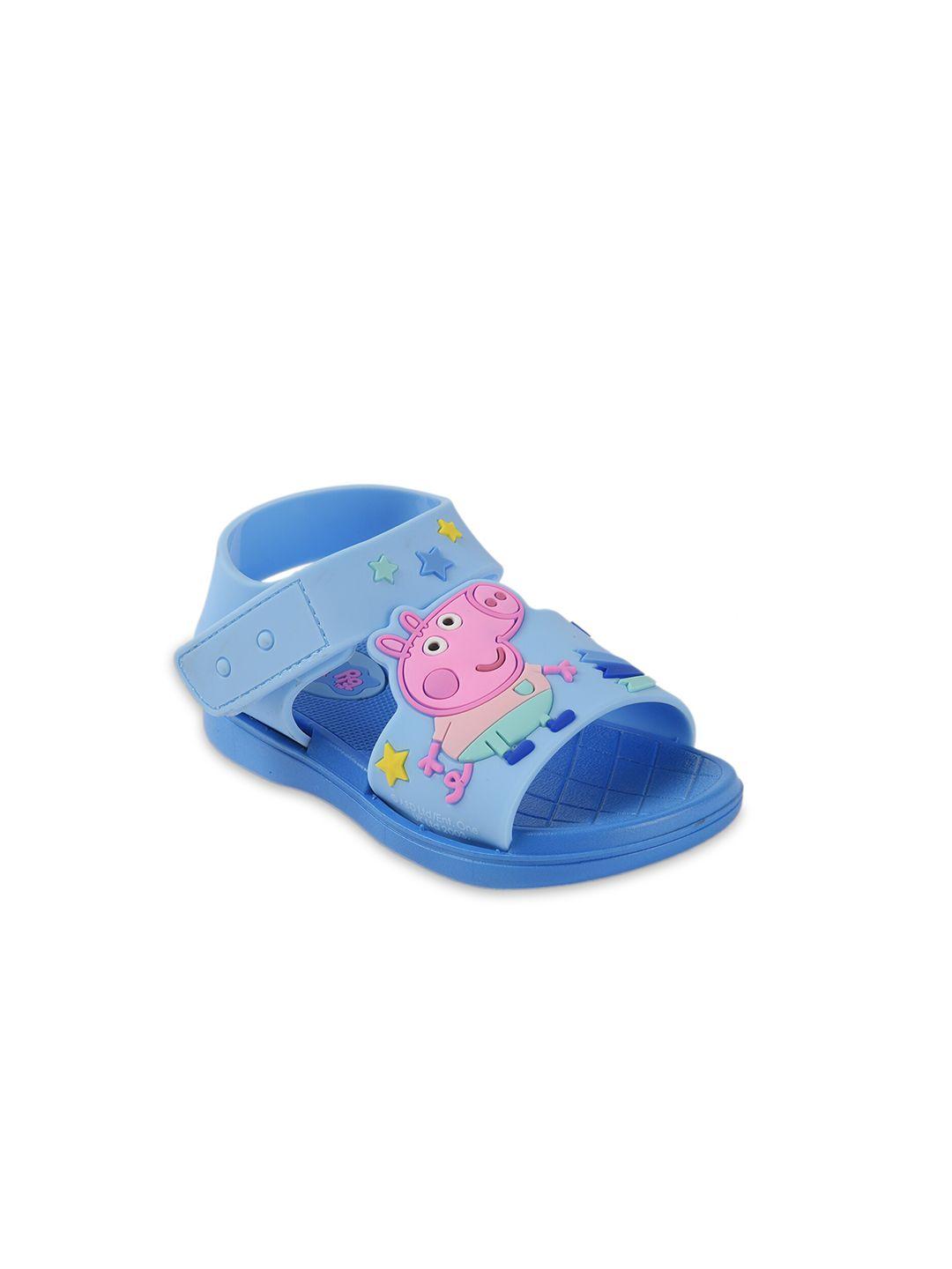 yellow bee boys blue & pink comfort sandals