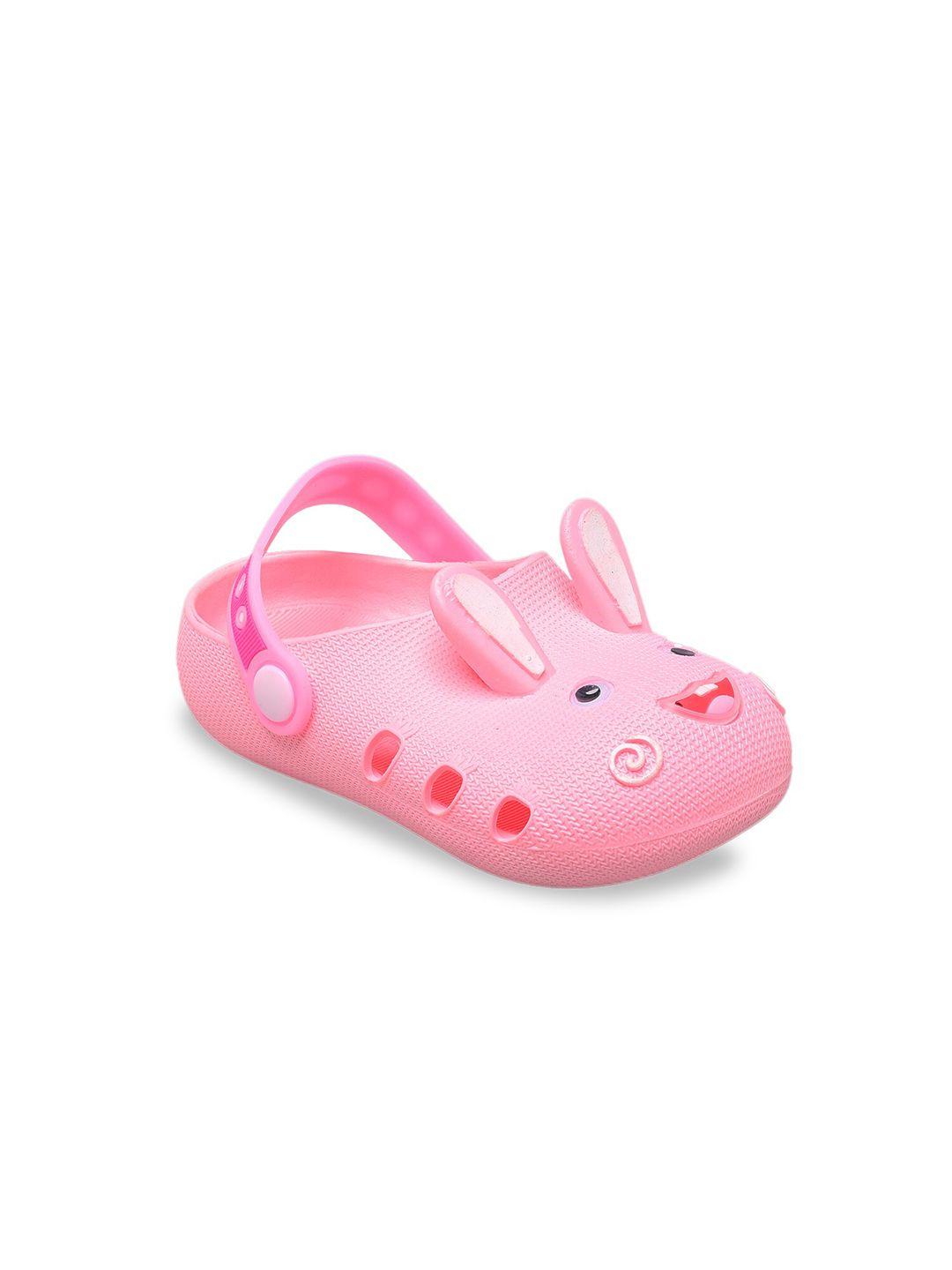 yellow bee girls pink clogs sandals