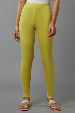 yellow cotton tights
