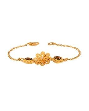 yellow gold link bracelet