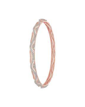 yellow gold rose gold-plated thin bangle