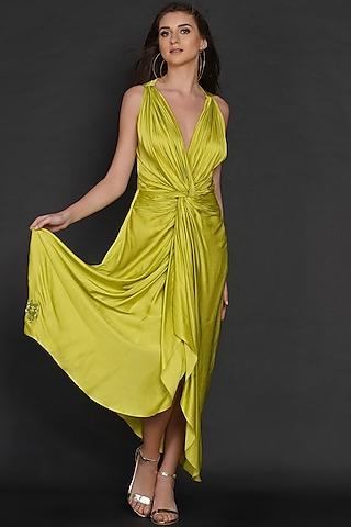 yellow modal dress