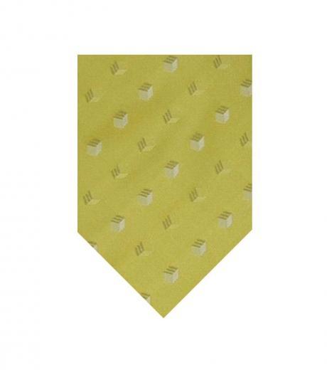 yellow pattern tie