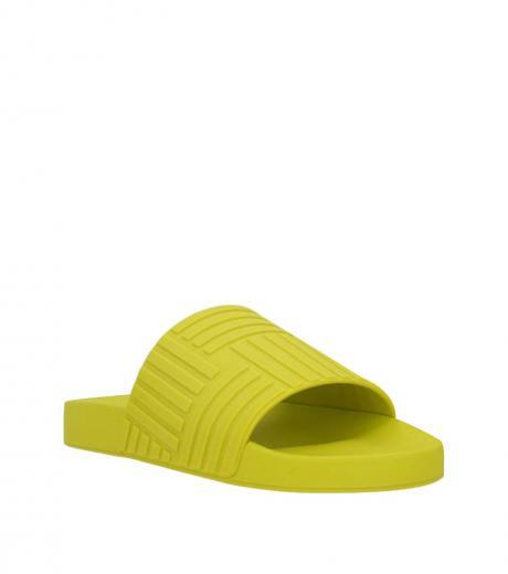 yellow slip on slides