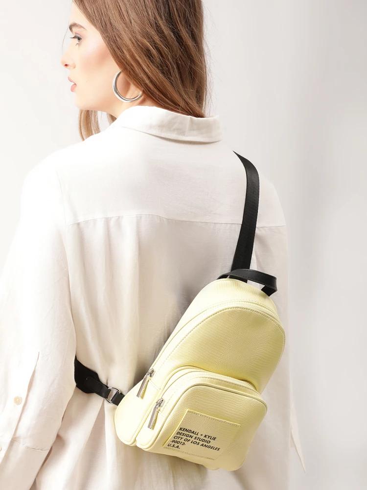 yellow backpack