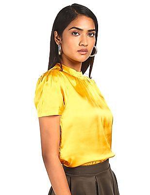 yellow band neck solid top