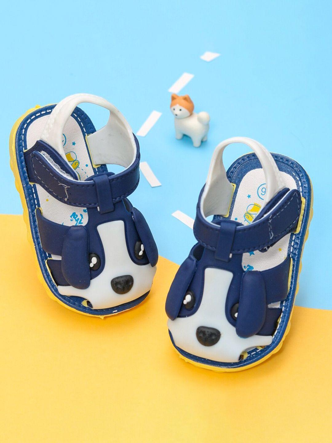 yellow bee boys navy blue comfort sandals