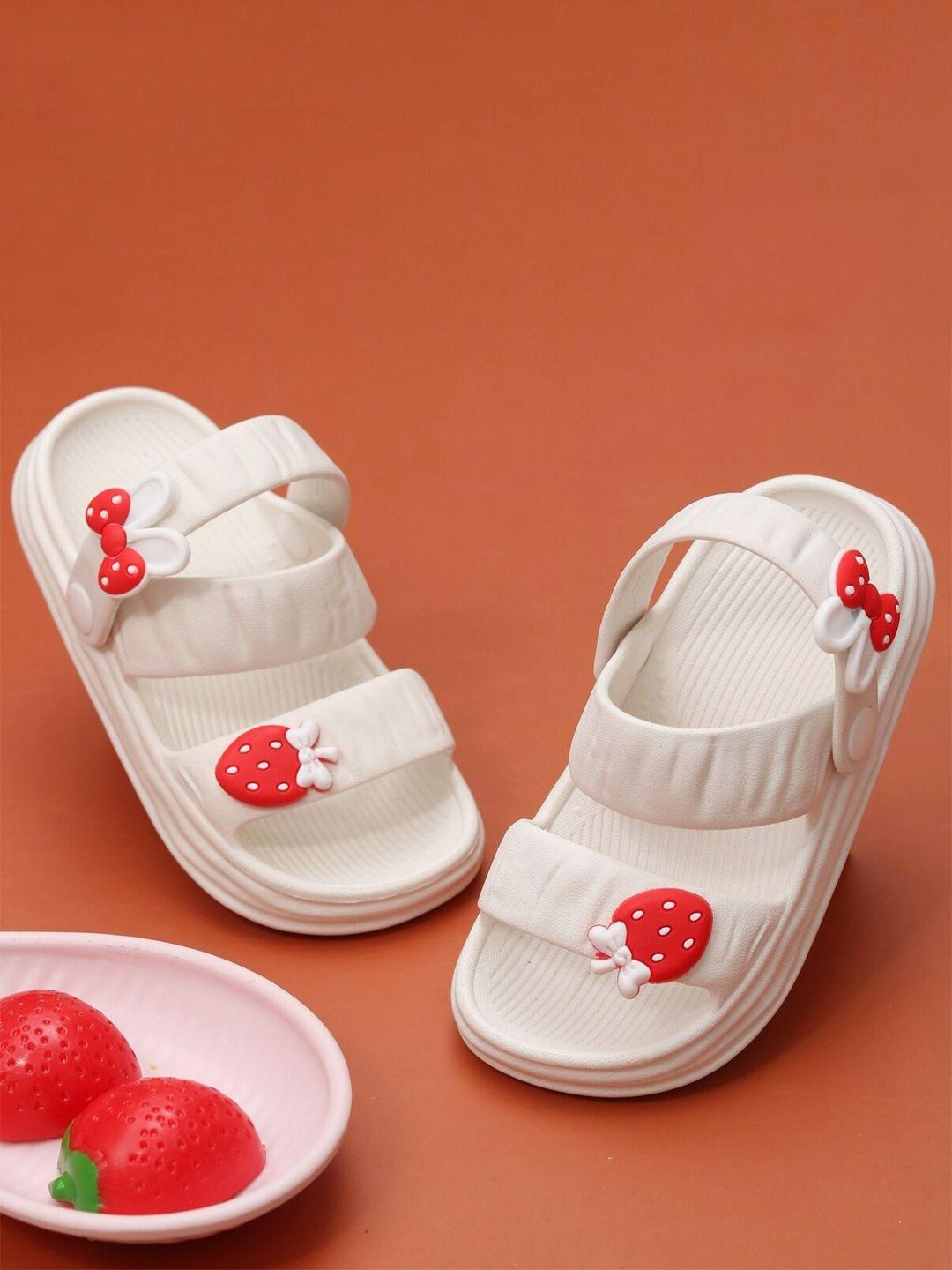 yellow bee girls strawberry & bow self design sliders