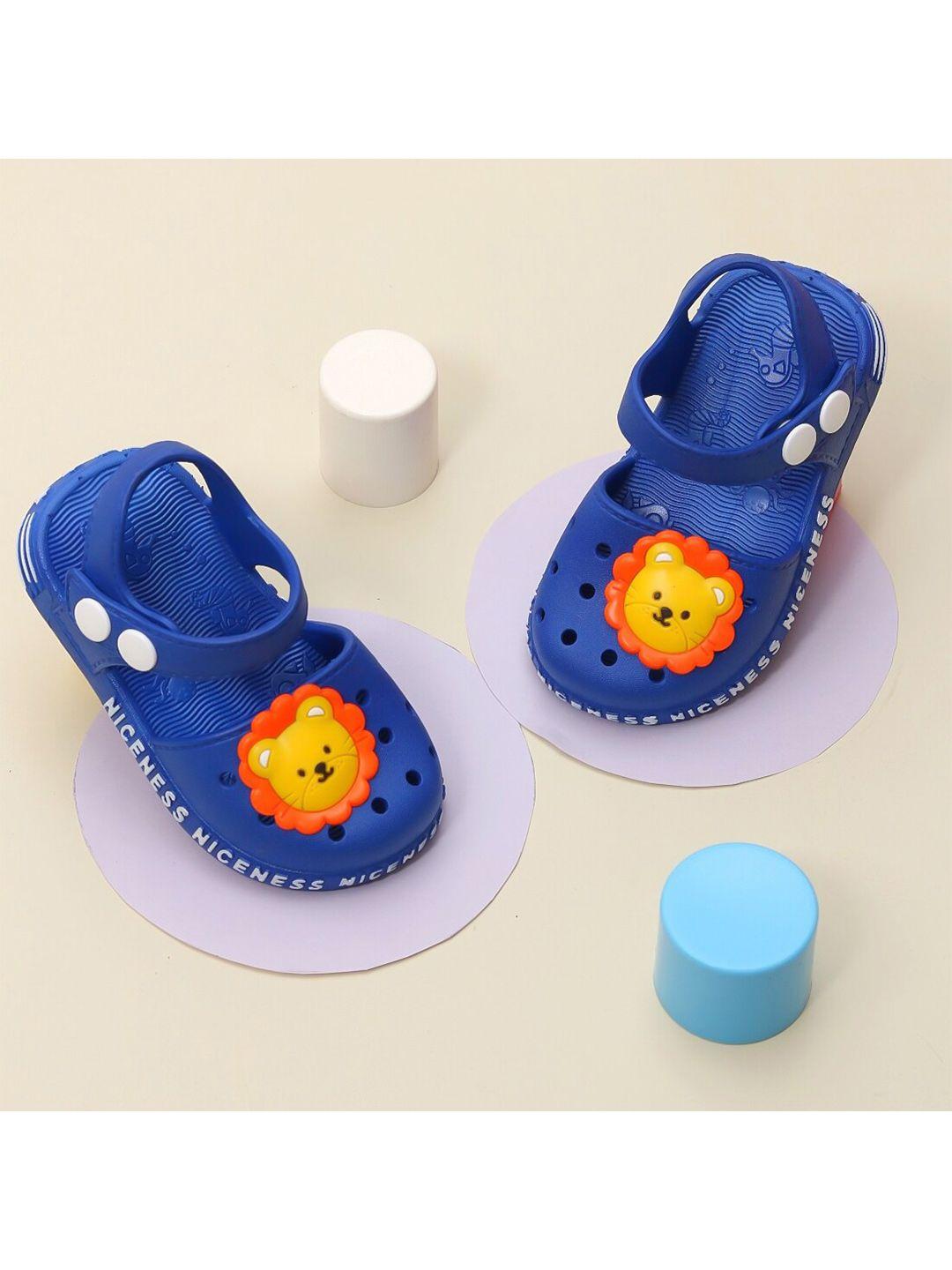 yellow bee infant boys lion applique detail clogs