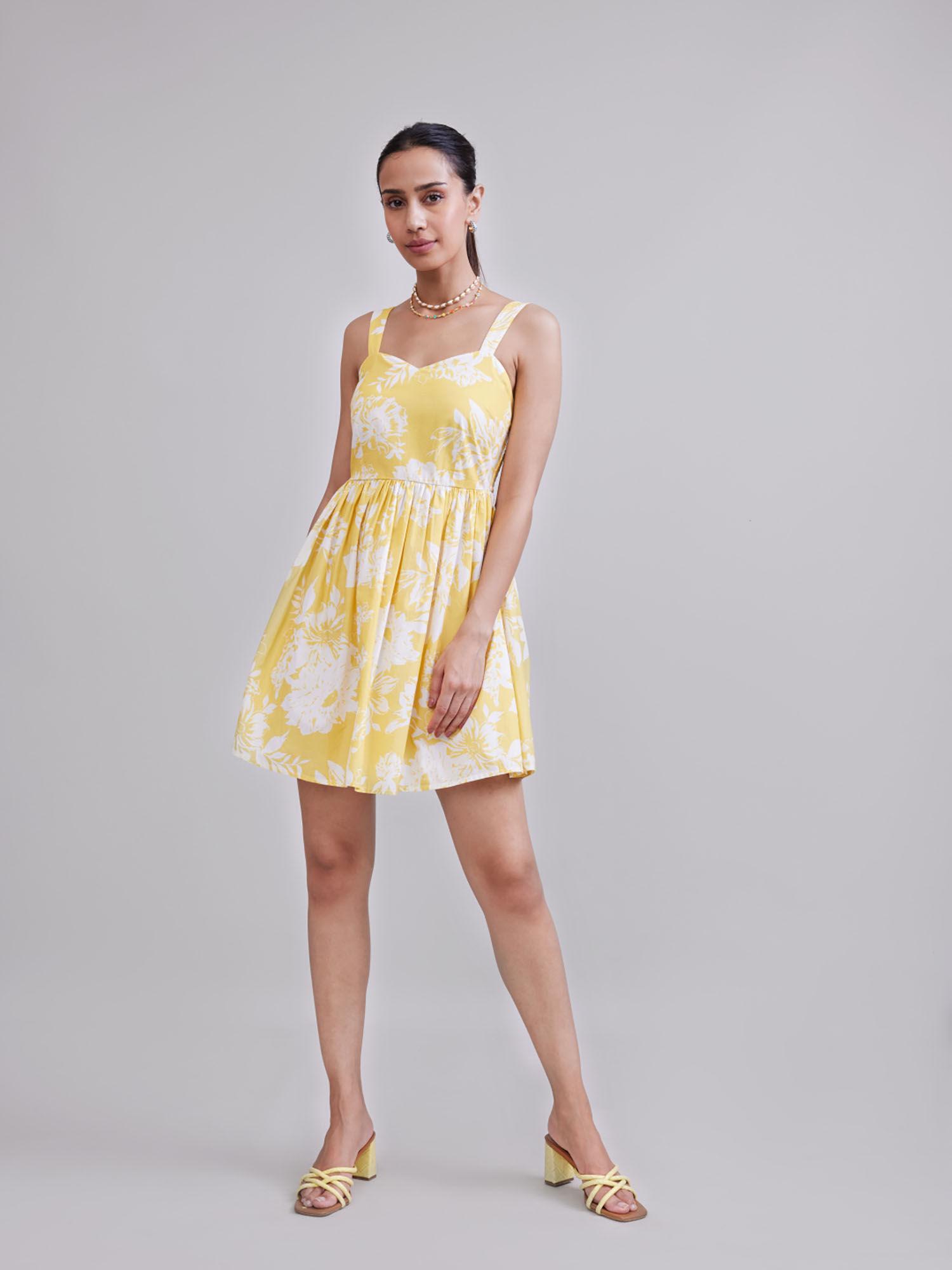 yellow breeze dress