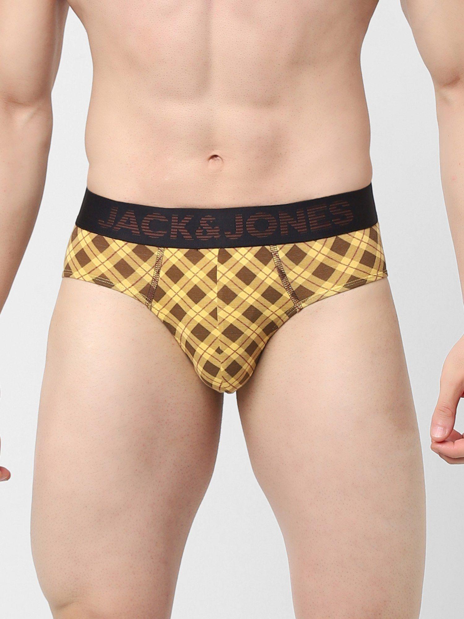 yellow check briefs