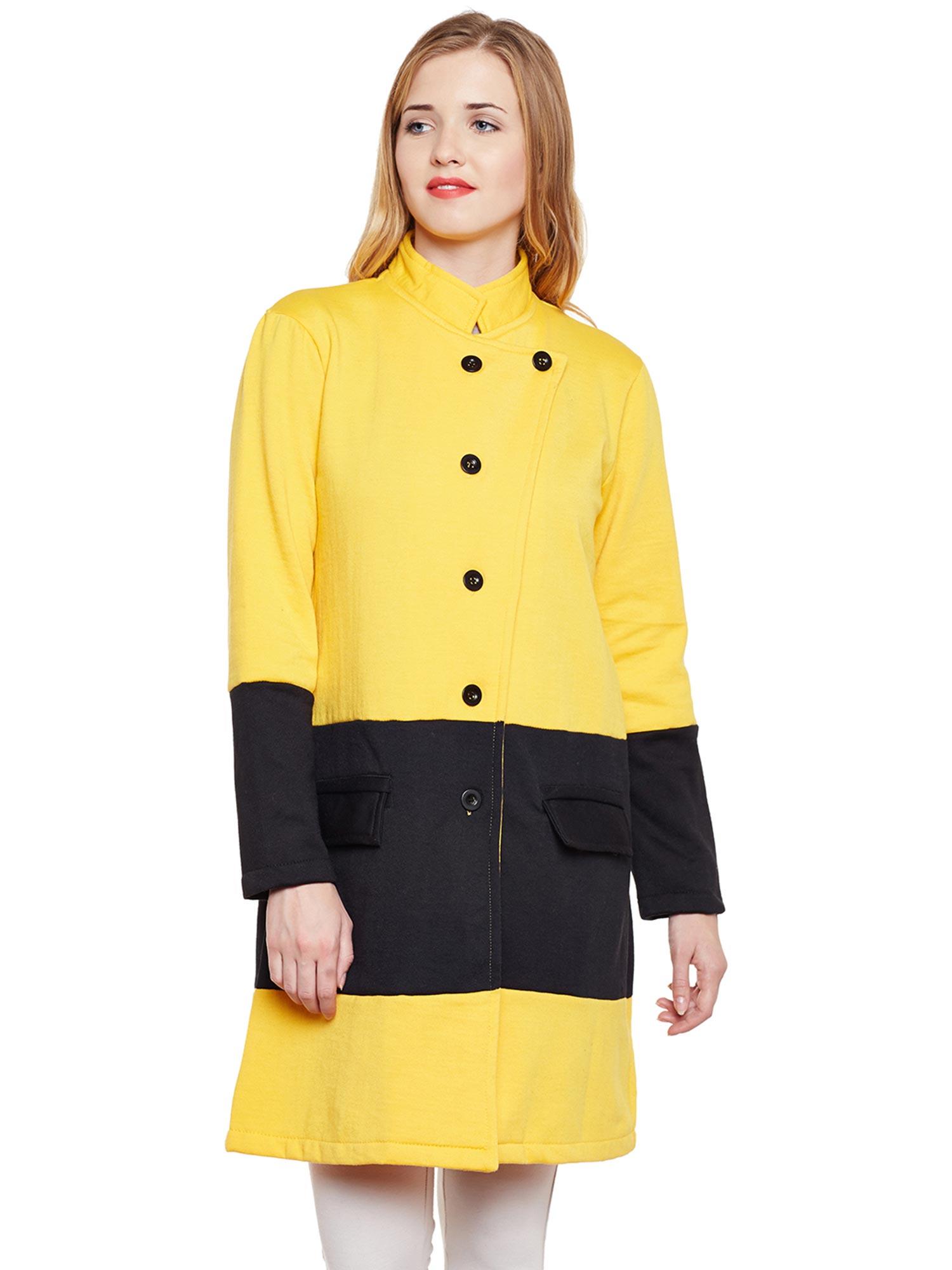 yellow coat